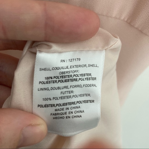 JENNY YOO Soft Blush Mila Off The Shoulder Dress - Picture 10 of 11